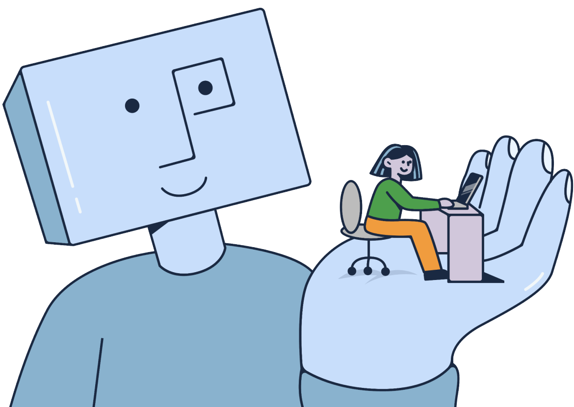 Personified lifting you